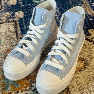 Women's Chuck Taylor All Star Lift Platform High Top Light Blue